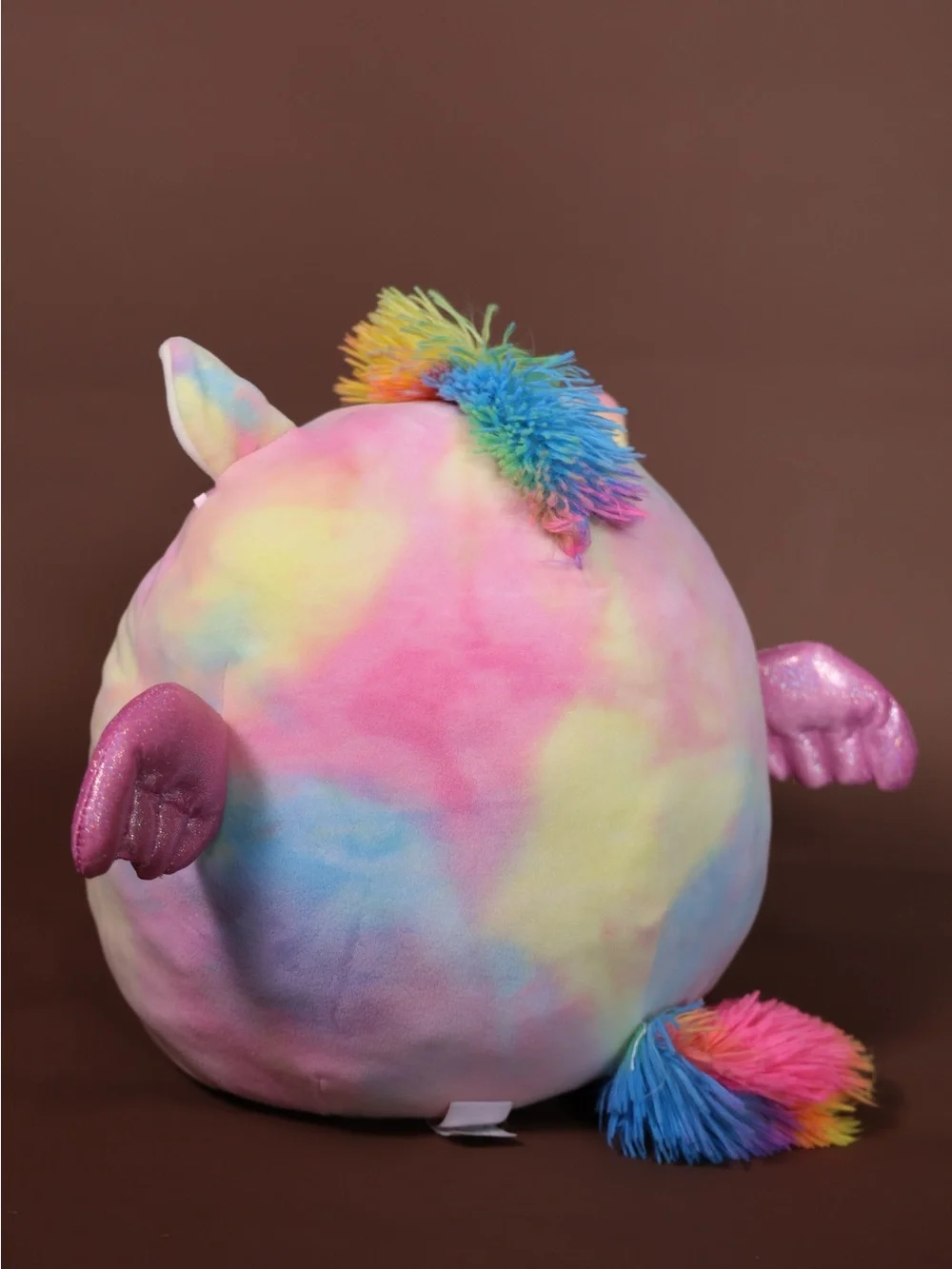 ‘R’ rainbow Squishmallow 12”